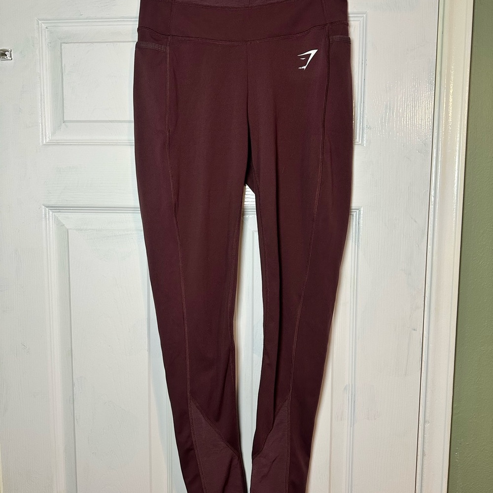 Gymshark Burgundy Leggings